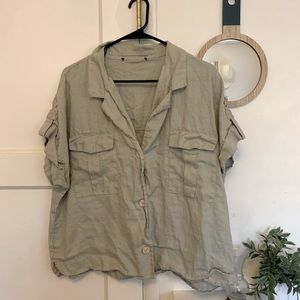 Sage green Top